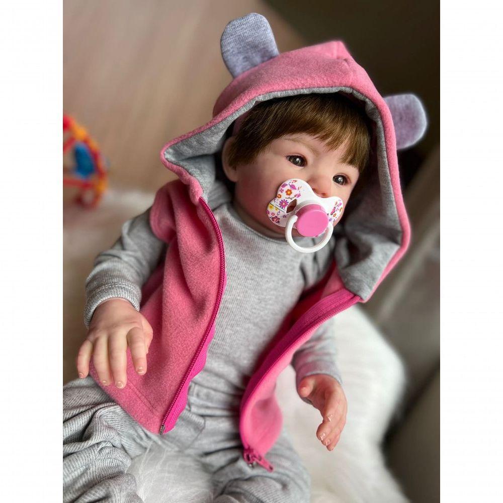 Bebê Reborn Helena - Kit Simples Corpo Do Bebê Tecido - 3