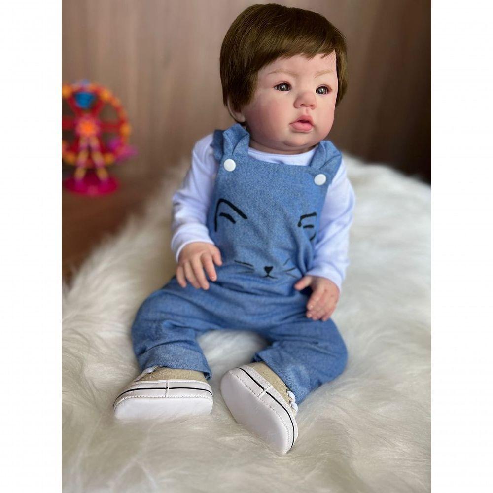 Bebê Reborn Theo - Kit Simples Corpo Do Bebê Tecido - 3