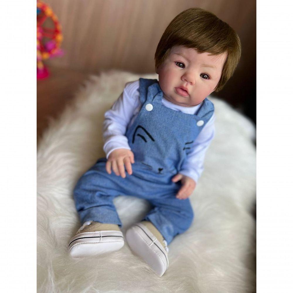 Bebê Reborn Theo - Kit Simples Corpo Do Bebê Tecido - 4