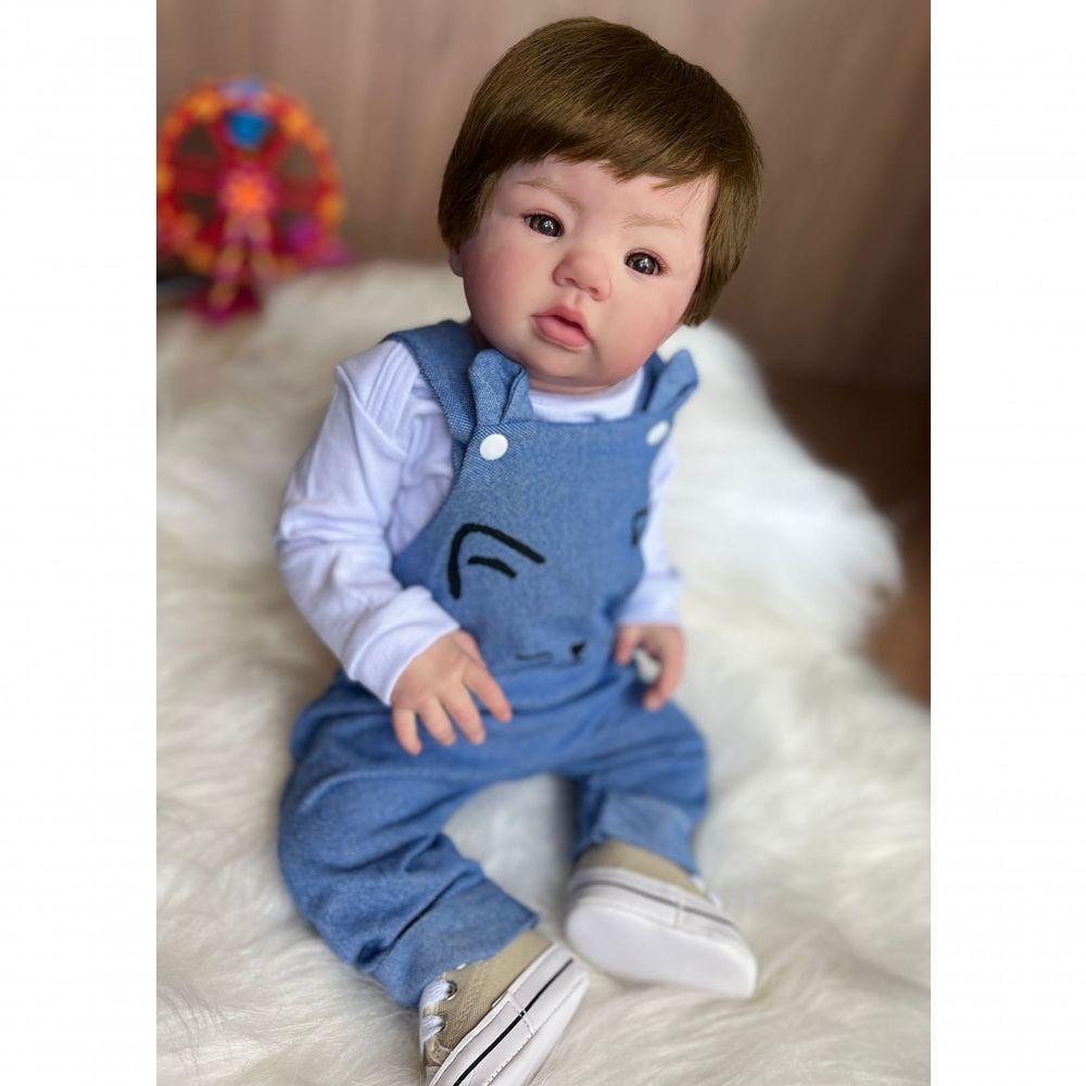 Bebê Reborn Theo - Kit Simples Corpo Do Bebê Tecido - 6