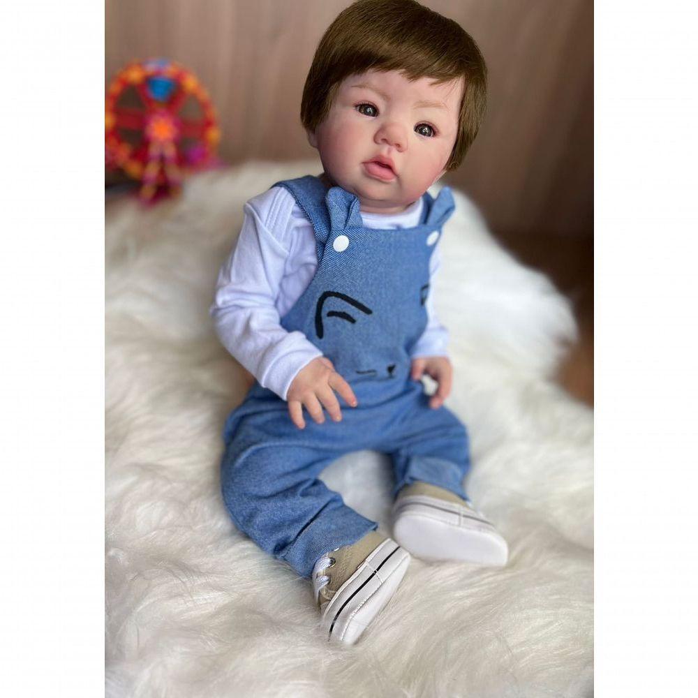 Bebê Reborn Theo - Kit Simples Corpo Do Bebê Tecido - 8