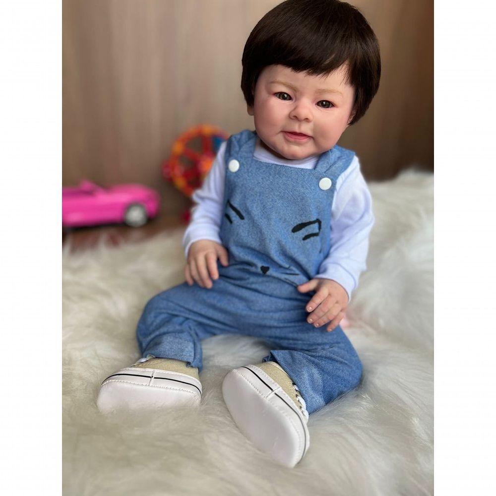 Bebê Reborn Miguel - Kit Simples Corpo Do Bebê Tecido - 3