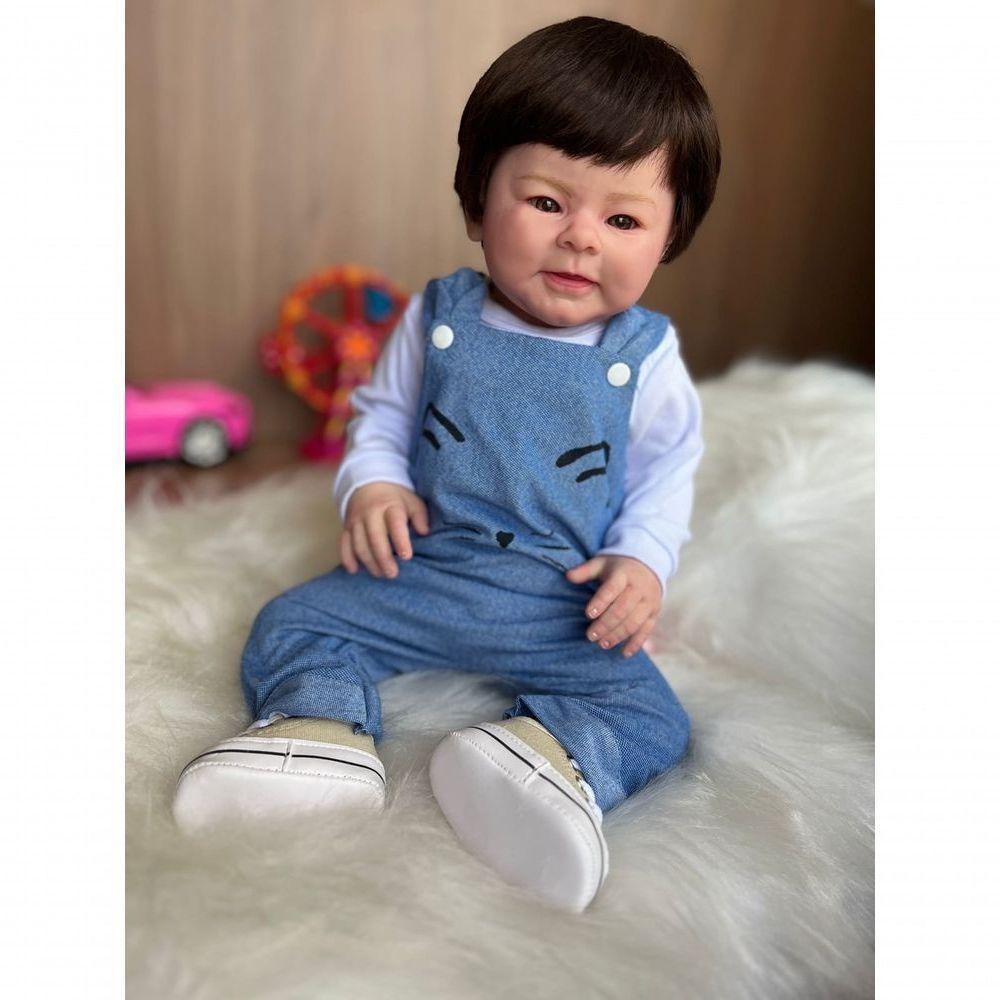 Bebê Reborn Miguel - Kit Simples Corpo Do Bebê Tecido - 5