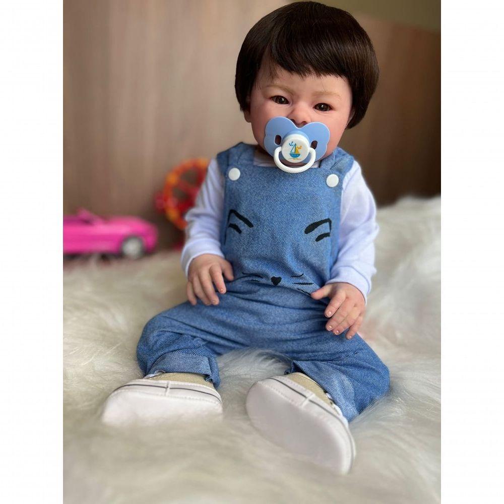 Bebê Reborn Miguel - Kit Simples Corpo Do Bebê Tecido - 8