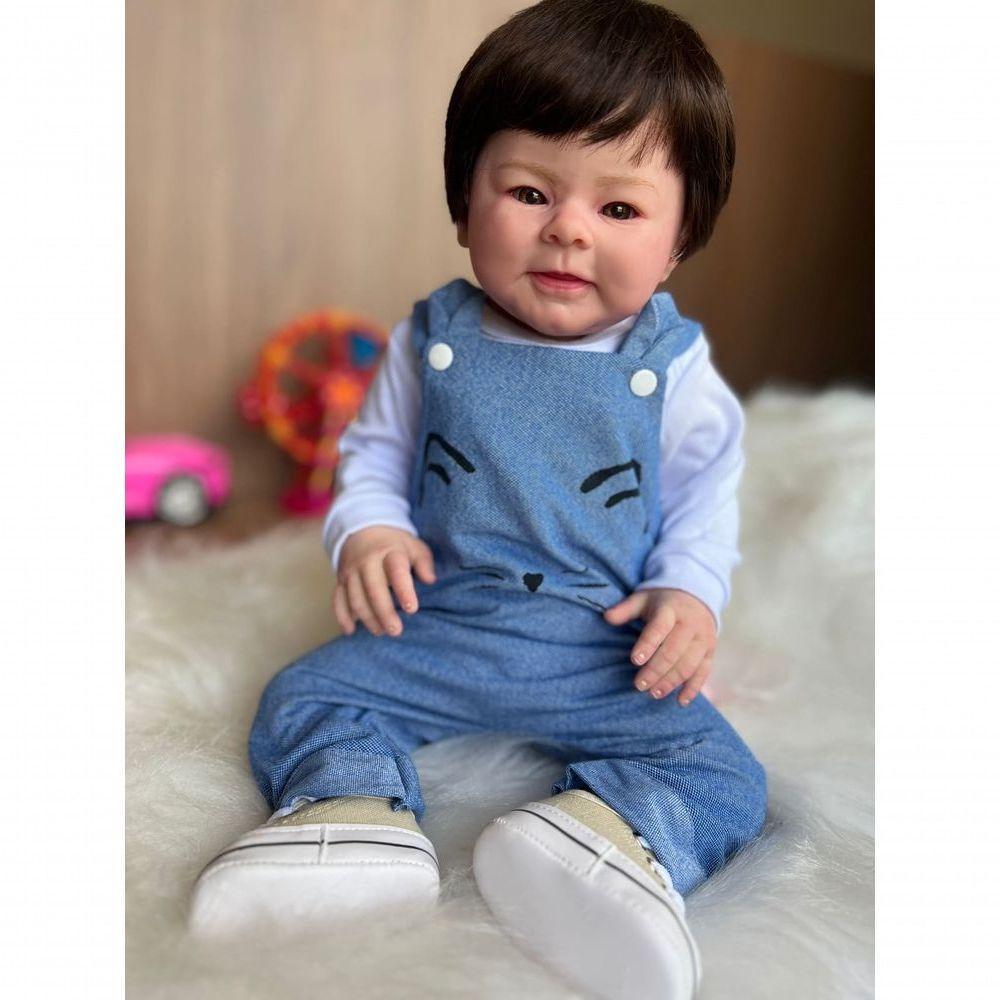 Bebê Reborn Miguel - Kit Simples Corpo Do Bebê Tecido - 9