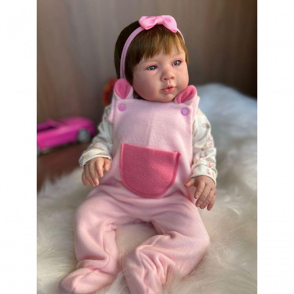 Bebê Reborn Duda - Kit Simples Corpo Do Bebê Tecido - 5