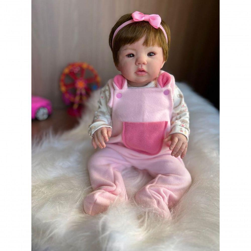 Bebê Reborn Maria - Kit Simples Corpo Do Bebê Tecido - 3