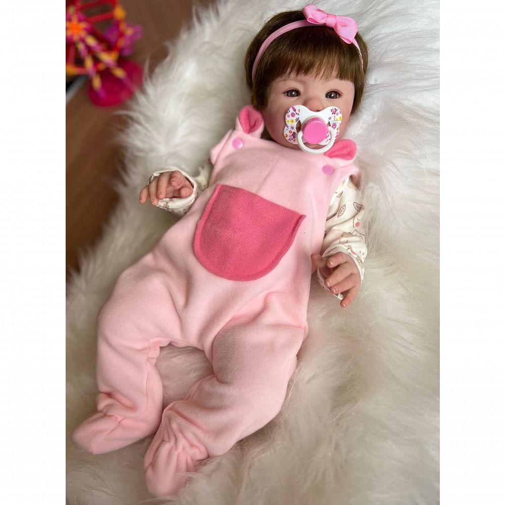 Bebê Reborn Maria - Kit Simples Corpo Do Bebê Tecido - 6