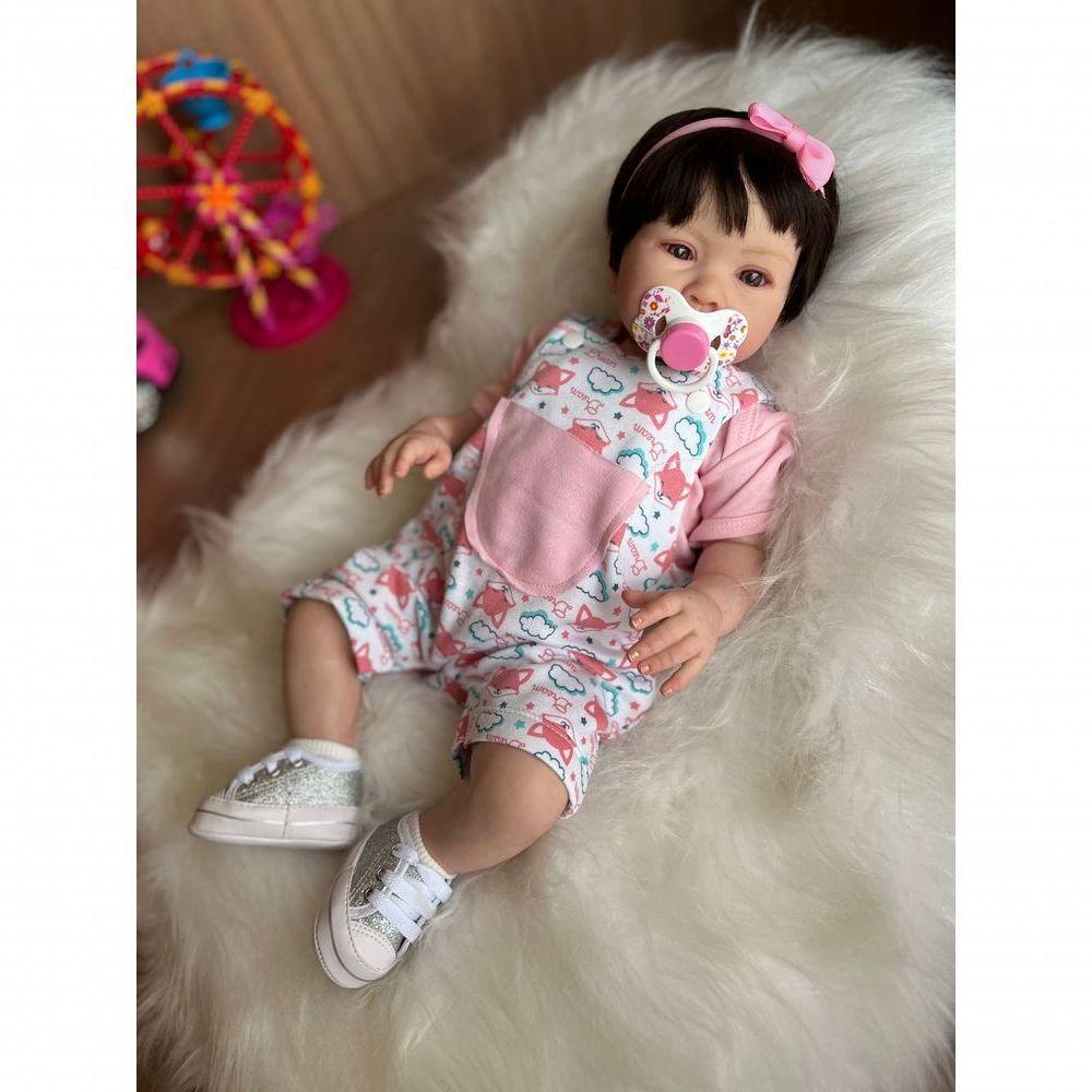 Bebê Reborn Pietra - Kit Simples Corpo Do Bebê Tecido - 9
