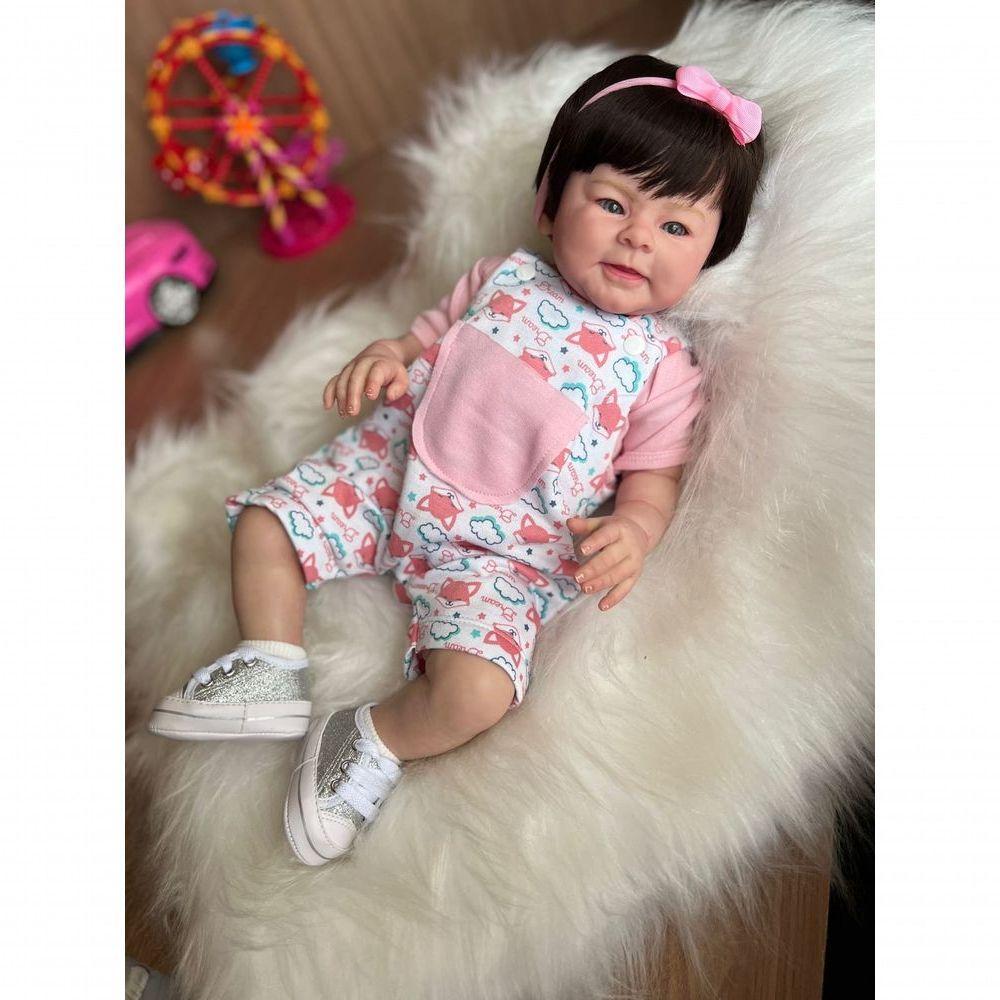 Bebê Reborn Valentina - Kit Simples Corpo Do Bebê Tecido - 5