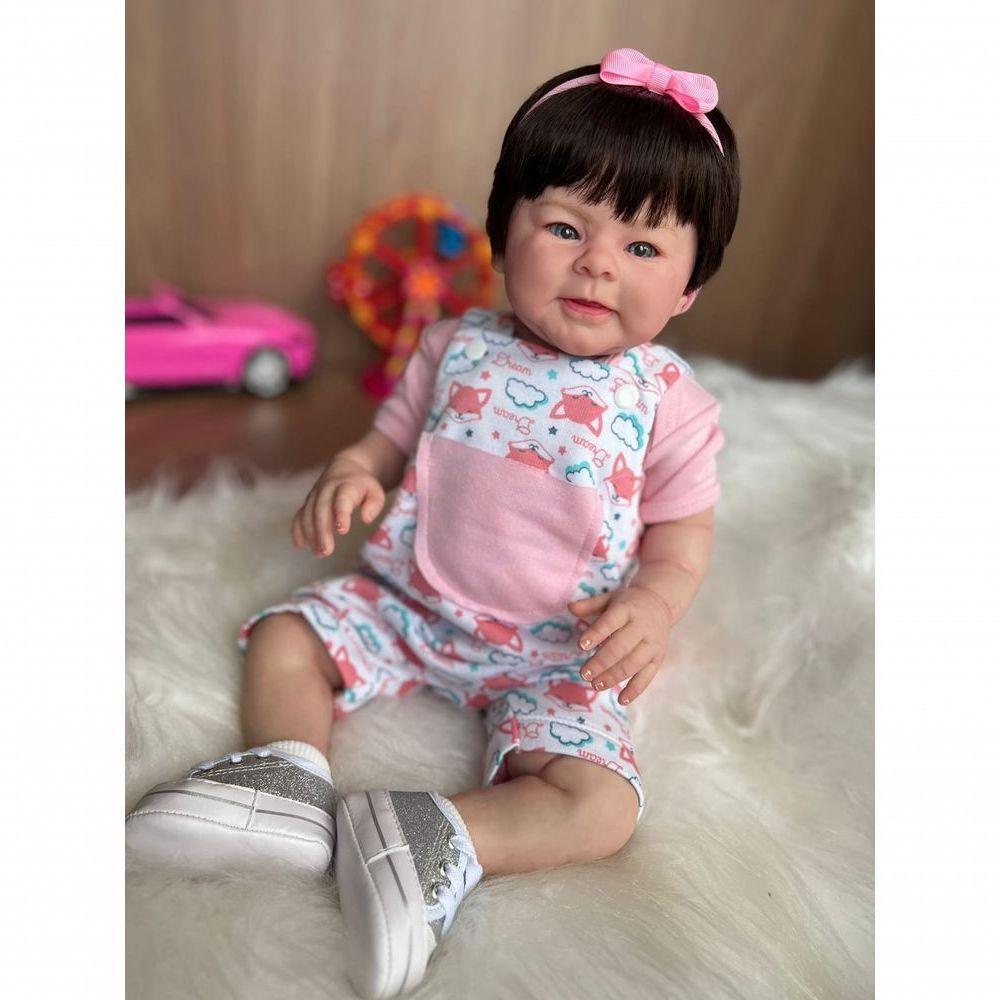 Bebê Reborn Valentina - Kit Simples Corpo Do Bebê Tecido - 6