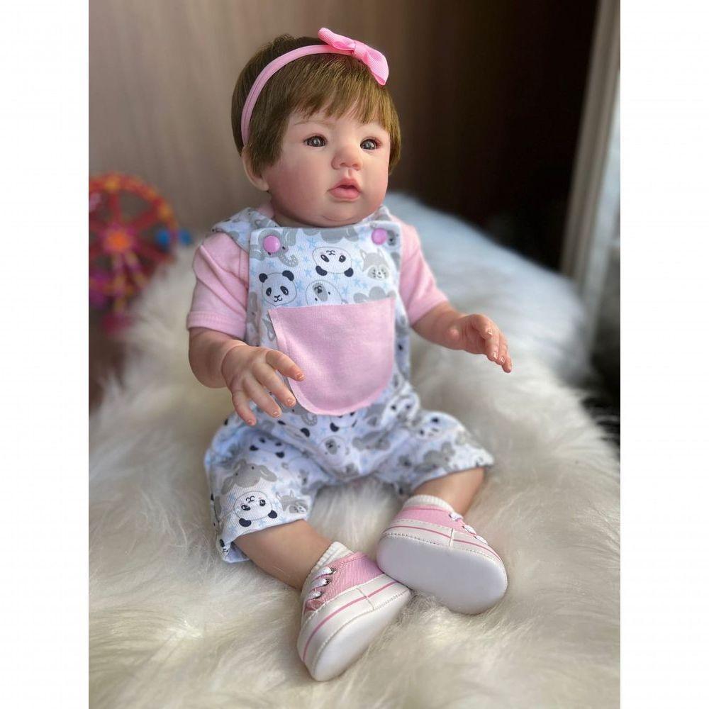 Bebê Reborn Julia - Kit Simples Corpo Do Bebê Tecido - 1