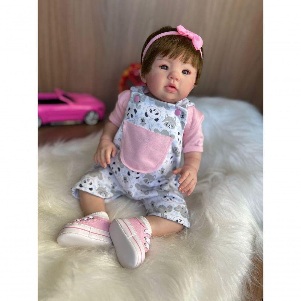 Bebê Reborn Julia - Kit Simples Corpo Do Bebê Tecido - 8