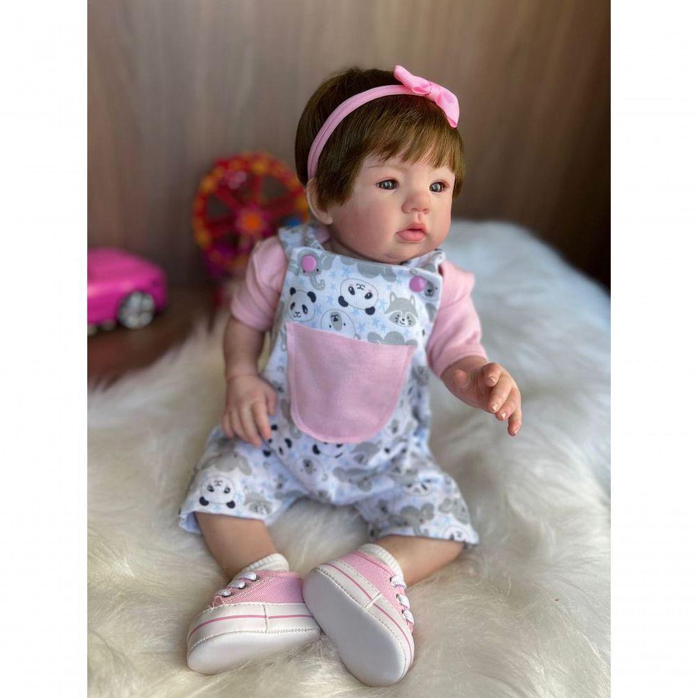 Bebê Reborn Julia - Kit Simples Corpo Do Bebê Vinil - 4
