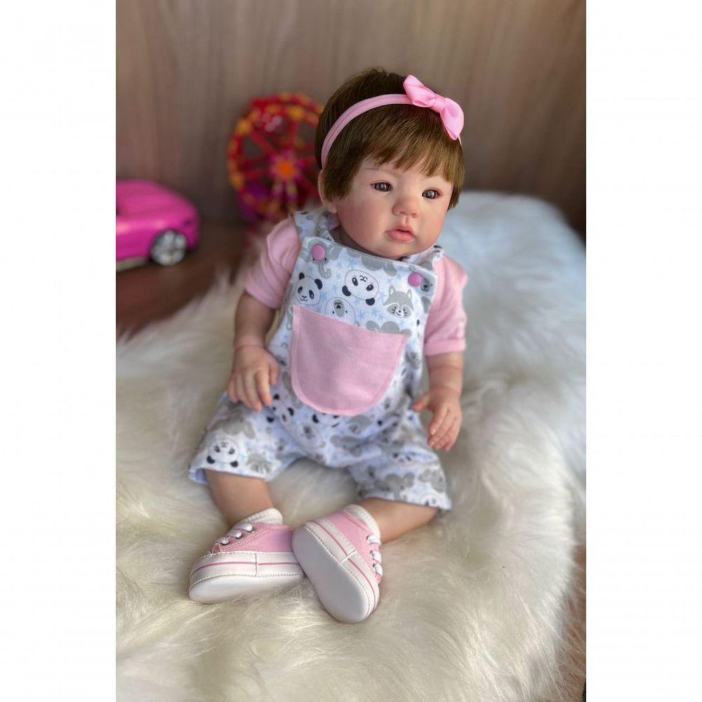 Bebê Reborn Julia - Kit Simples Corpo Do Bebê Vinil - 5