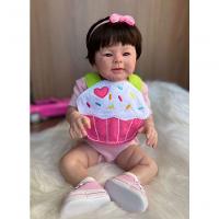 Bebê Reborn Any - Kit Completo Corpo Do Bebê Tecido - 25