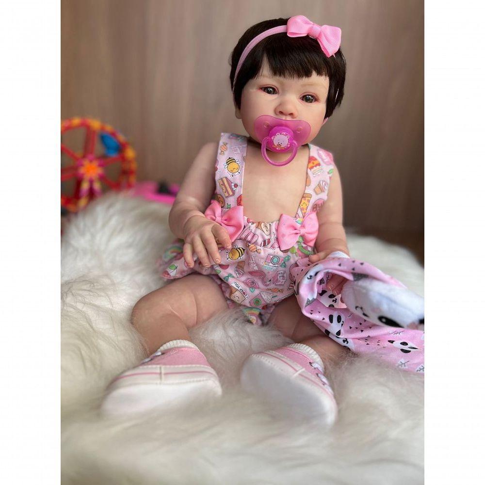 Bebê Reborn Bella - Kit Completo Corpo Do Bebê Tecido - 2