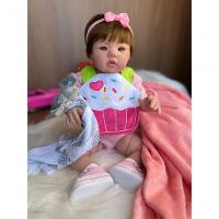 Bebê Reborn Alice - Kit Completo Corpo Do Bebê Tecido - 6