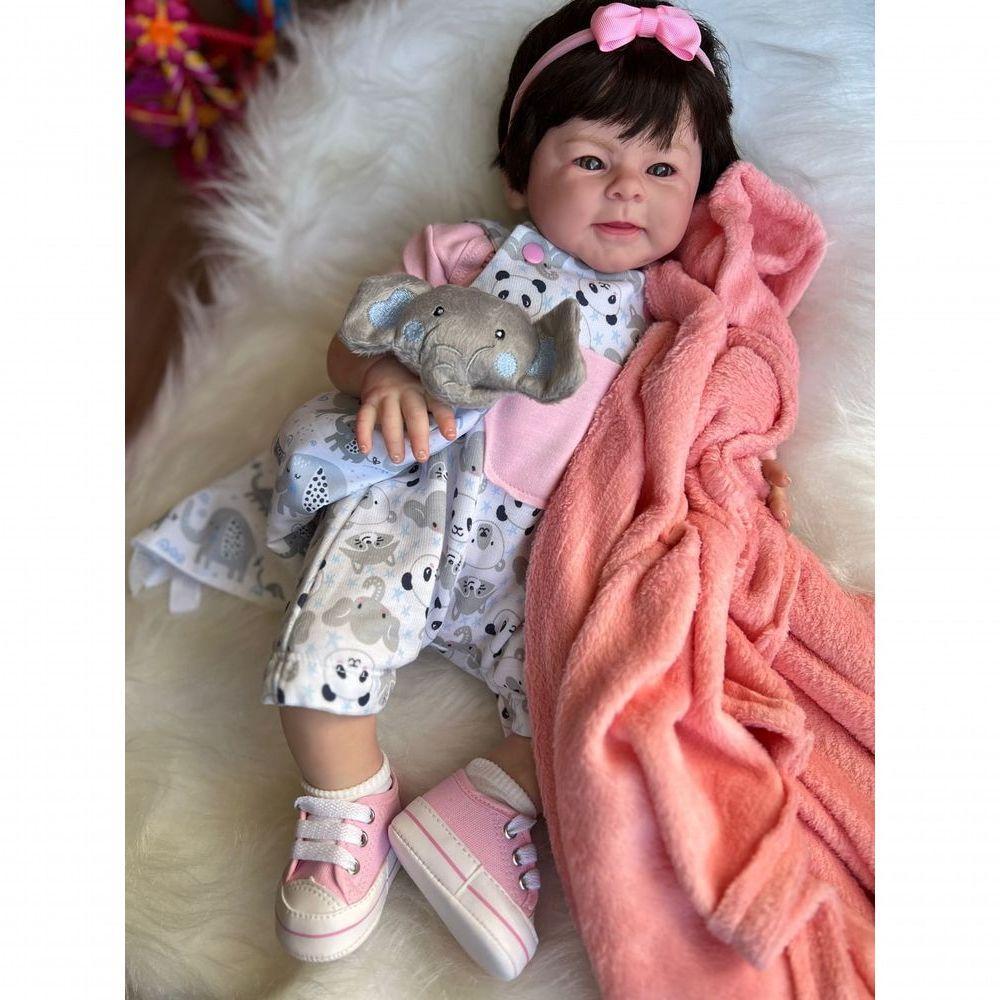 Bebê Reborn Clara - Kit Completo Corpo Do Bebê Tecido - 8