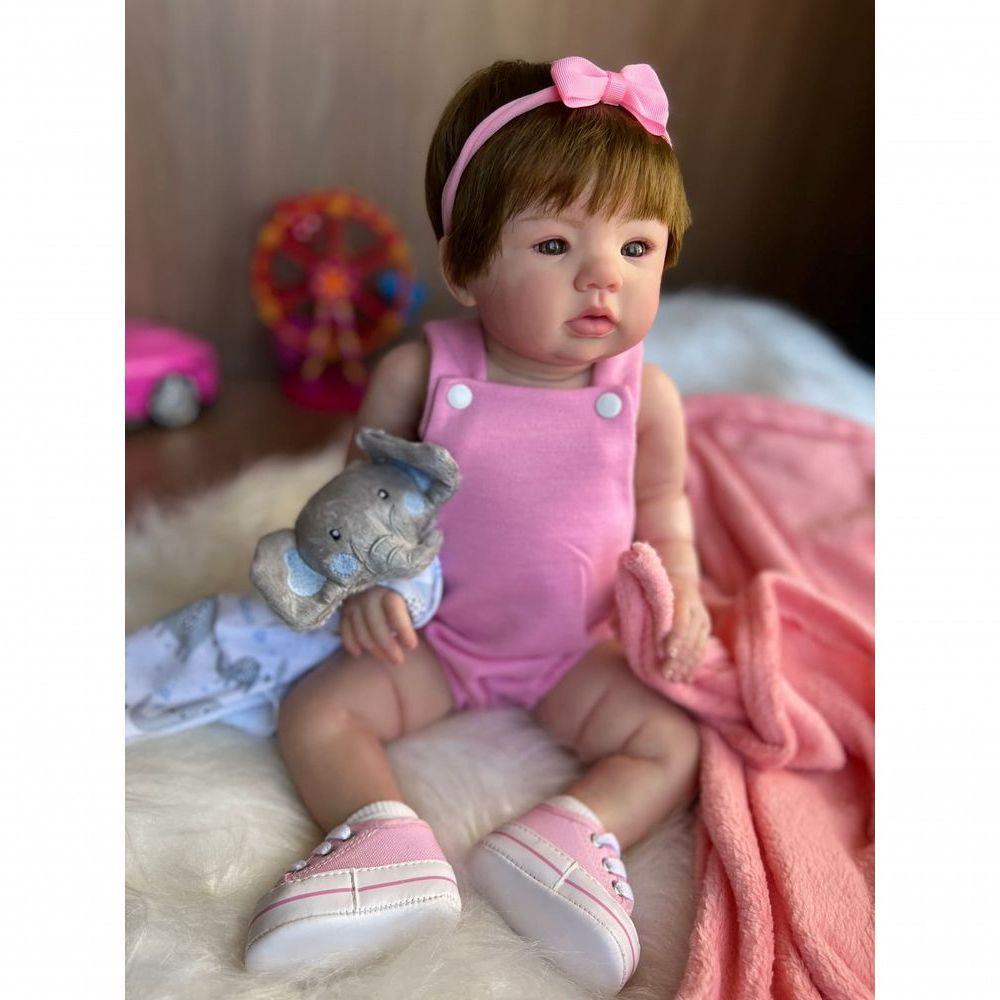 Bebê Reborn Bia - Kit Completo Corpo Do Bebê Tecido - 3