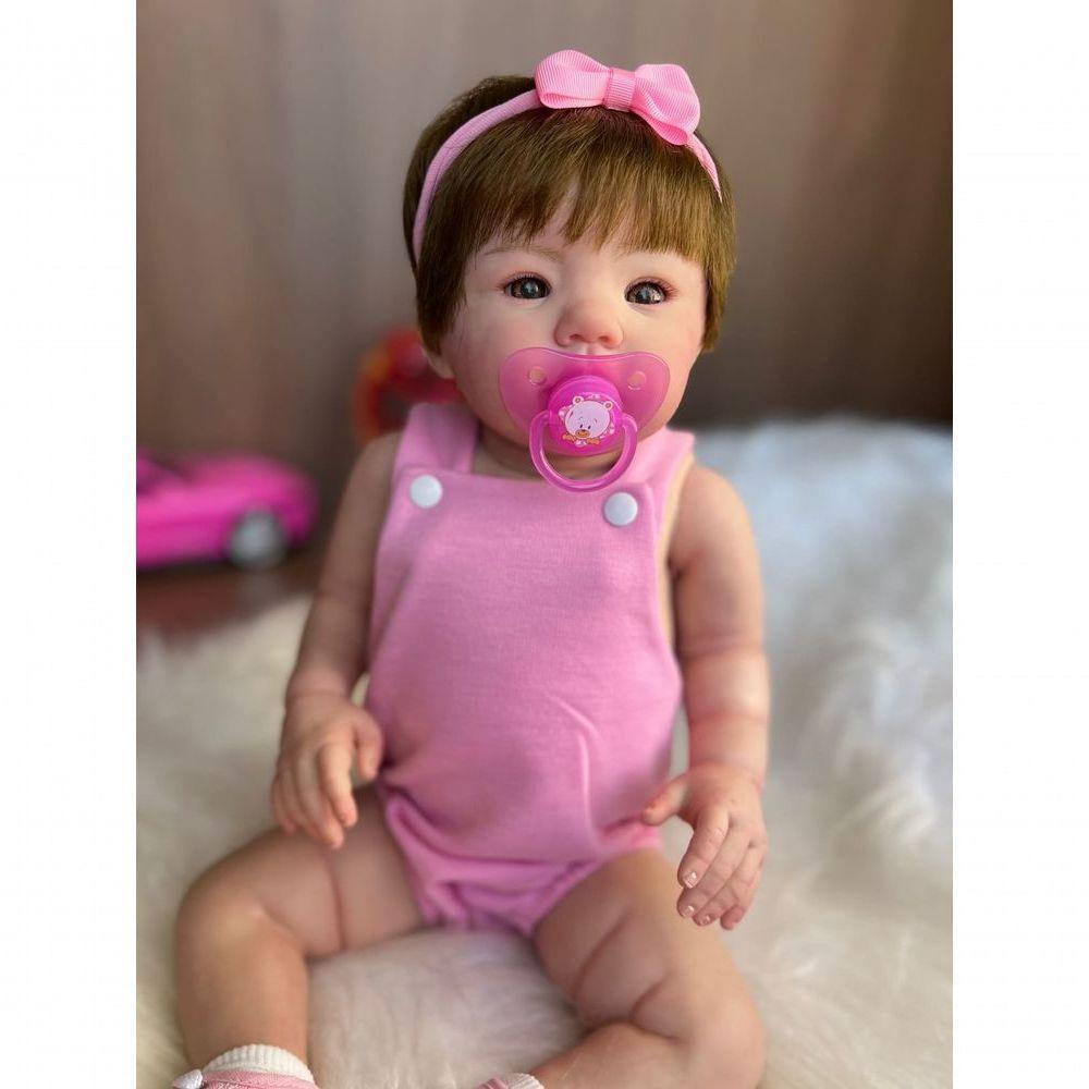 Bebê Reborn Bia - Kit Completo Corpo Do Bebê Tecido - 10