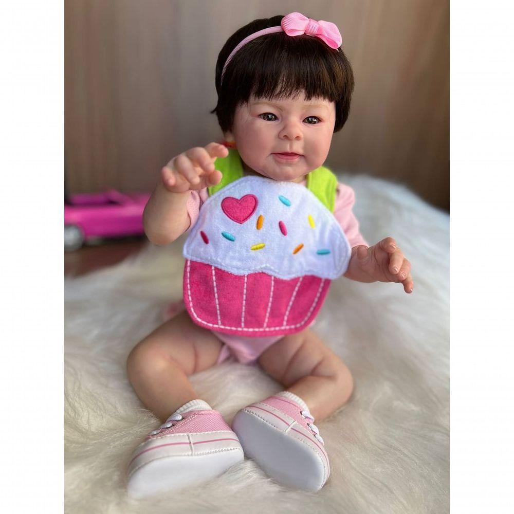Bebê Reborn Any - Kit Simples Corpo Do Bebê Tecido - 7