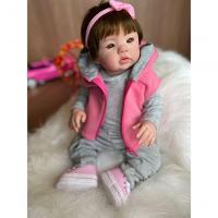 Bebê Reborn Helena - Kit Completo Corpo Do Bebê Tecido