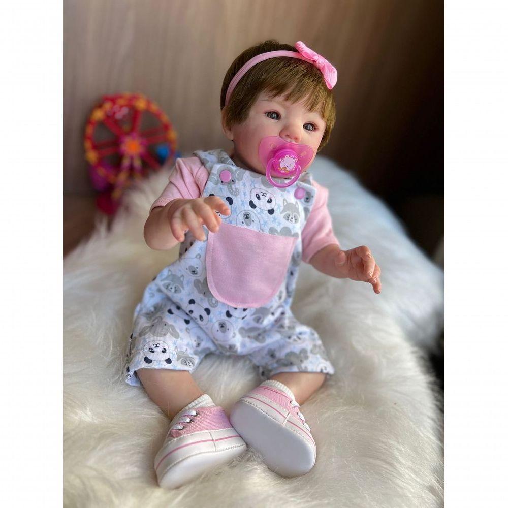 Bebê Reborn Julia - Kit Completo Corpo Do Bebê Tecido - 2