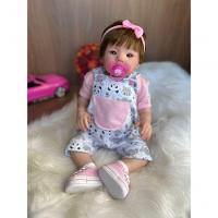 Bebê Reborn Julia - Kit Completo Corpo Do Bebê Tecido - 5