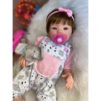 Bebê Reborn Julia - Kit Completo Corpo Do Bebê Tecido - 9