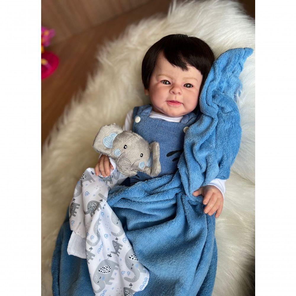 Bebê Reborn Miguel - Kit Completo Corpo Do Bebê Tecido - 2