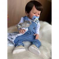 Bebê Reborn Miguel - Kit Completo Corpo Do Bebê Tecido - 8