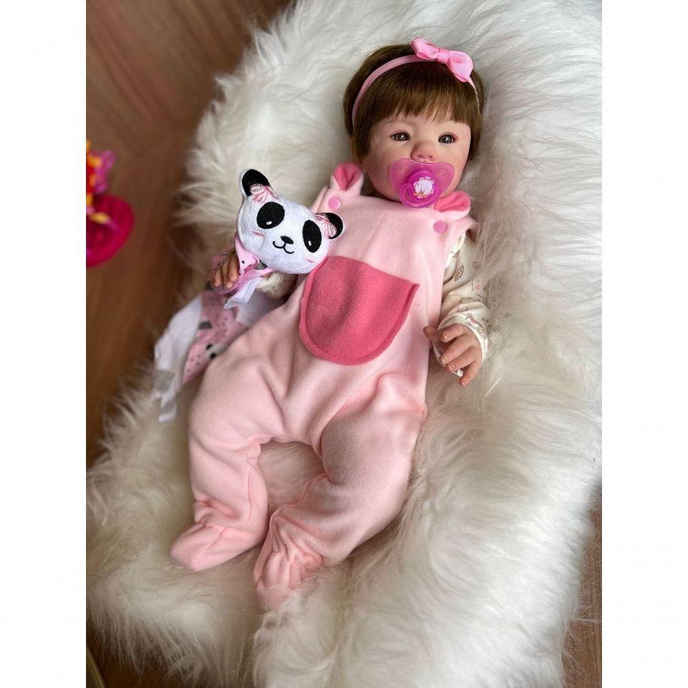 Bebê Reborn Maria - Kit Completo Corpo Do Bebê Tecido - 1