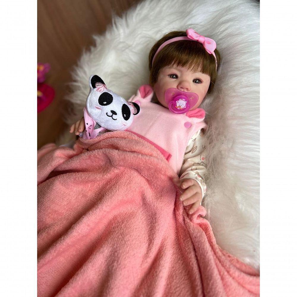 Bebê Reborn Maria - Kit Completo Corpo Do Bebê Tecido - 4