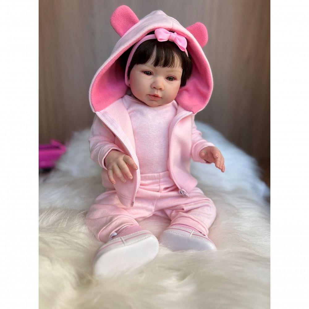 Bebê Reborn Manu - Kit Completo Corpo Do Bebê Tecido - 2