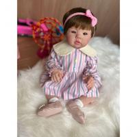 Bebê Reborn Elisa - Kit Completo Corpo Do Bebê Tecido - 9