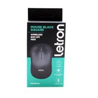 Mouse Sem Fio Letron Compacto 3 Botoes 800 Dpi Black Square - 2