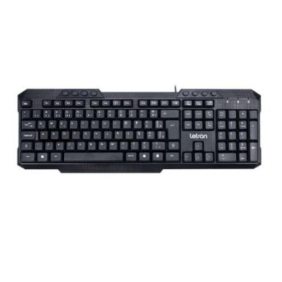 Teclado Usb Gamer Player Preto Membrana Tecla Multimidia Erg