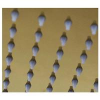 Ducha Chuveiro Teto Slim Inox 20X20 Dourado Luxo Suporte Quadrado Piscina Banheiro