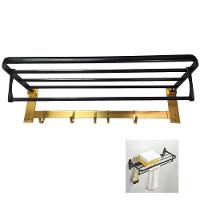 Toalheiro Varal Suporte De Roupa Porta Toalha Prateleira Organizaçao Gancho Lavanderia Banheiro - 1