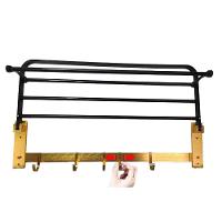 Toalheiro Varal Suporte De Roupa Porta Toalha Prateleira Organizaçao Gancho Lavanderia Banheiro - 3