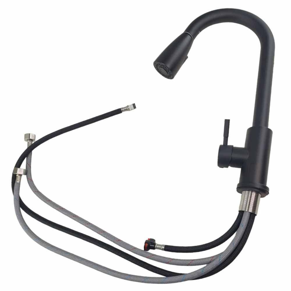 Torneira Gourmet Pull Down Flexivel Cozinha Monocomando Agua Quente Fria Bancada Cuba Mesa Limpeza - 10