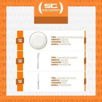 Jogo De Pratos Rústico 12pç Porcelana 28cm Com Talheres Laguna Tramontina