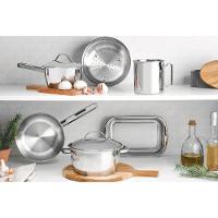 Panela Tramontina Allegra Em Aço Inox Com Fundo Triplo 16 Cm 1,5 L Tramontina - 5