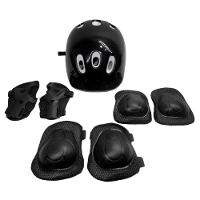 Kit De Proteção Infantil Xtreme - 7 Peças - Wellmix - Preto