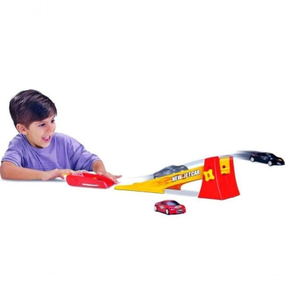 Carrinho Com Rampa New Jet Car Super Pista - Roma Jensen - 3