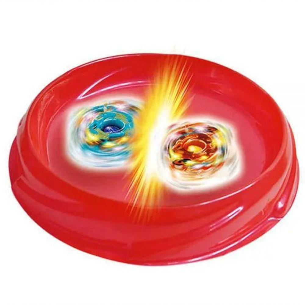 Pião Zap Zap Batalha Com Luz - Dm Toys - 1