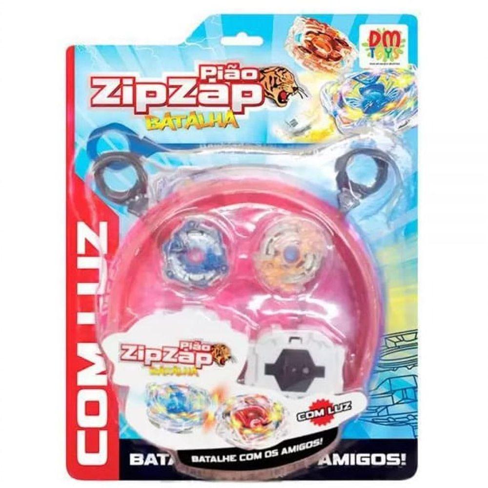 Pião Zap Zap Batalha Com Luz - Dm Toys - 2