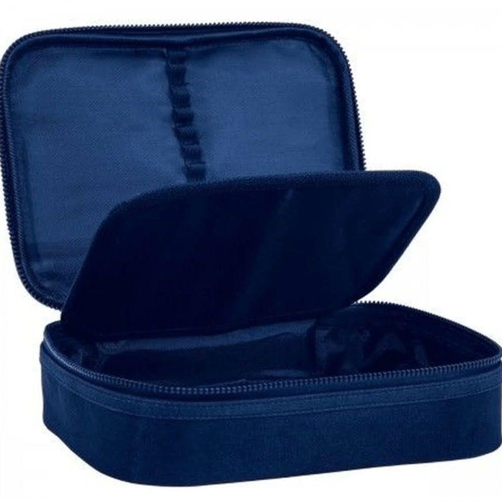 Estojo Box De 1 Fecho Academie - Tilibra - Azul - 2