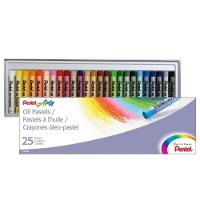 Giz Pastel óleo 25 Cores - Pentel - - 3